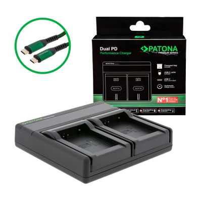 PATONA Premium Dual PD Performance Charger for Samsung BP-1030 incl. USB-C input/output — Patona
