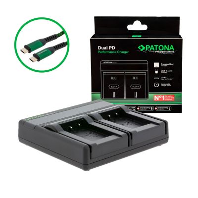 PATONA Premium Dual PD Performance Charger для Sony NP-BX1 с USB-C входом/выходом — Patona