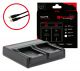 Berenstargh Dual PD Hyper Charger for Panasonic DMW-BCL7 USB-C ieejas/izejas power bankas funkcija