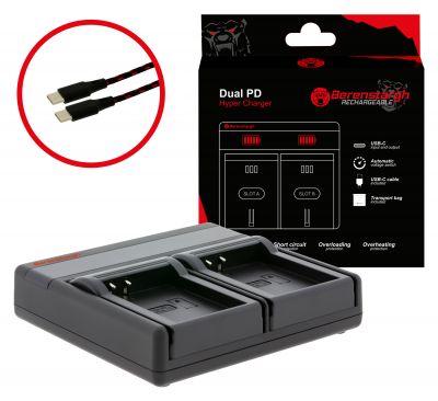 Berenstargh Dual PD Hypercharger для функции входа/выхода USB-C Nikon EN-EL23 — Patona