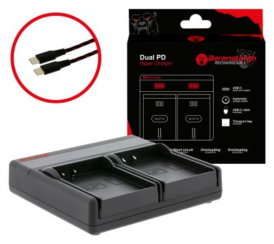 Berenstargh Dual PD Hypercharger для Samsung BP1900 USB-C функция входа/выхода Power Bank — Patona