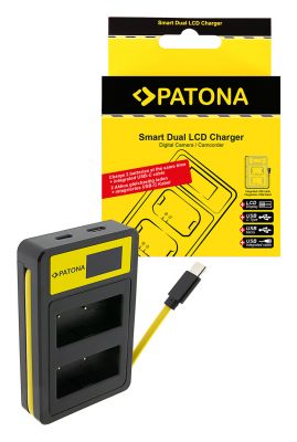 PATONA Smart Dual DVD USB-зарядное устройство для Fuji NP-W126 HS30 EXR HS30EXR HS-30EXR HS33 EXR HS33EXR HS-33EXR XPro 1 X-Pro 1 — Patona