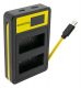PATONA Smart Dual DVD USB-зарядное устройство для Fuji NP-W126 HS30 EXR HS30EXR HS-30EXR HS33 EXR HS33EXR HS-33EXR XPro 1 X-Pro 1