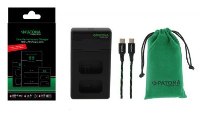 PATONA Premium Twin Performance PD Charger for Sony NP-FW50 NEX.3 NEX.3C NEX.5 NEX.5A RX1R III DSC-RX1RM3 — Patona