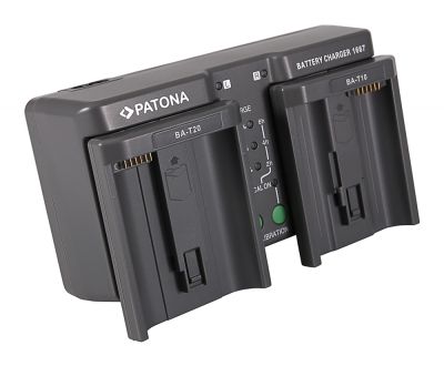 PATONA Dual Charger for Nikon EN-EL18 EN-EL4 LP-E4 BA-T10 BA-T20 MH-26 — Patona