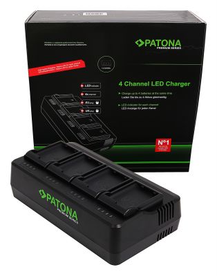 PATONA Premium 4-fасh charger EN-EL15 for Nikon D600 D750 D800 D810 D810A D7000 D7100 D7100 D7200 D7500 — Patona