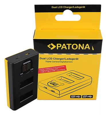 PATONA Dual LCD USB lādētājs GoPro Max SPCC1B — Patona