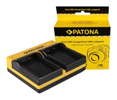 Двойное зарядное устройство PATONA для Olympus PS-BLS1 Evolt E400 E400 E400 E-400 E410 E410 с Micro — Patona