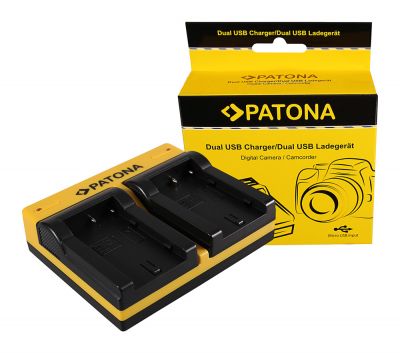 PATONA Dual Charger for Sony NP-FS11 DCR-PC DCRPC1 DCR-PC1 DCRPC2 DCR-PC2 DCRPC3 incl. Micro-USB Charger — Patona