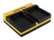 PATONA Dual Charger for Nikon EN-EL2 CoolPix 2500 3500 SQ incl. Micro-USB Cable