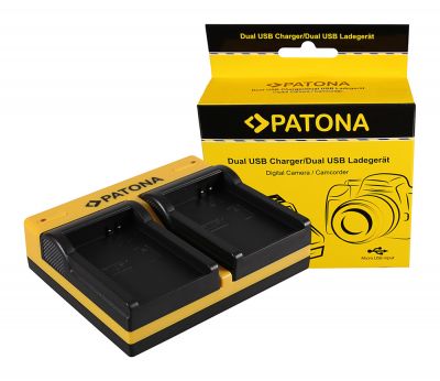 PATONA Dual Charger for Samsung BP1310 NX10 NX100 NX11 incl. Micro-USB Cable — Patona