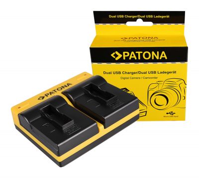Двойное зарядное устройство PATONA для GoPro AHDBT-401 Hero4 Black Edition AHDBT-401 Hero5 Black с Micro-USB K — Patona
