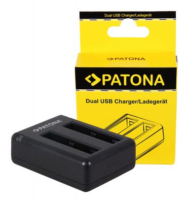 PATONA Dual Fast Charger for Xiaomi Yi Xiaoyi YDXJO1XY incl. Micro-USB Cable — Patona