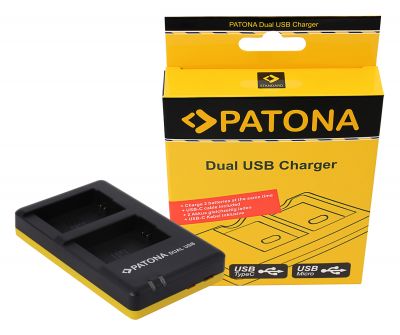 PATONA Dual Fast Charger for Sony P-FW50 NEX.3 NEX.3C NEX.5 NEX.5A RX1R III DSC-RX1RM3 — Patona