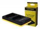 PATONA Dual Fast Charger priekš Nikon EN-EL12 ENEL12, ieskaitot Micro-USB kabeli