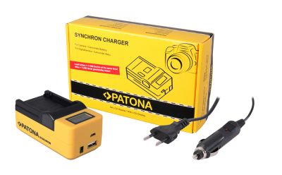 Sinhronais USB lādētājs Samsung BP1310 Powershot NX10 NX100 NX11 no PATONA — Patona