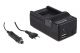 4 in 1 lādētājs Casio CGA-S007E FNP-70 IA-BH125C Exilim EXZ150 EX-Z150 EX-Z155 no PATONA