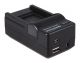 4 in 1 lādētājs Casio CGA-S007E FNP-70 IA-BH125C Exilim EXZ150 EX-Z150 EX-Z155 no PATONA