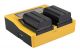 Dual LCD Charger for JVC BN-V408U V416U V428U D D30 D47AC D70K D90K GRD33AC GR-D33AC from PATONA