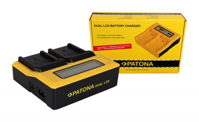 Dual LCD Charger for Hitachi DU14 VBG130K 260K VBG6 Xacti DZMV350A DZMV350A by PATONA — Patona