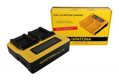 PATONA Dual LCD USB Charger for Pentax D-LI88 Optio H90 P70 P80 W90 WS80 D-LI88 D-LI88 SANYO — Patona