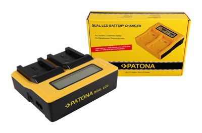 Двойное ЖК-зарядное устройство PATONA для JVC BN-VG107U Everio GZHM965 GZ-HM965 GZHM970 GZ-HM970 — Patona