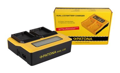Dubultais LCD lādētājs Nikon EN-EL14, CoolPix, D3100, D3200, D5100, D5200, P7000, P7100, P7700 no PATONA — Patona