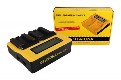 PATONA Dual LCD USB lādētājs Casio NP-50 Exilim EXV7 EX-V7 EXV8 EX-V8 — Patona