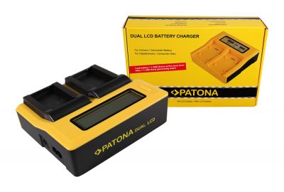 Dubultais LCD lādētājs Nikon EN-EL24 1 J5 no PATONA — Patona