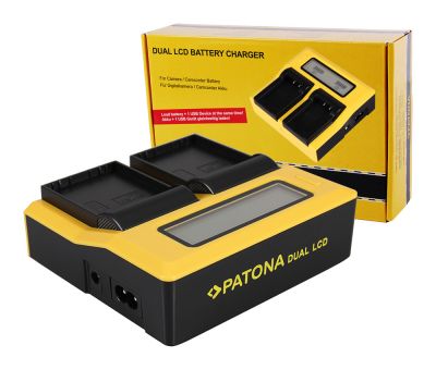 PATONA Dual LCD USB Charger for Olympus BLH-1 OM-D EM-1 Mark 2 EM-1 Mark II — Patona