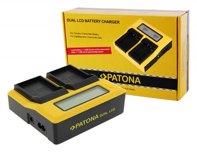 Синхронное USB-зарядное устройство PATONA для Olympus OM-1 BLX-1 с ЖК-дисплеем — Patona