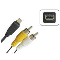 Audio/video cable for Fuji (14pin, Finepix A,E,F,M,Z) ― DELTAMOBILE