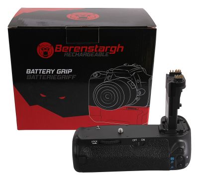 Berenstargh Battery Grip for Canon EOS 70D 80D 90D BG-E14H for 2 LP-E6 Batteries — Patona