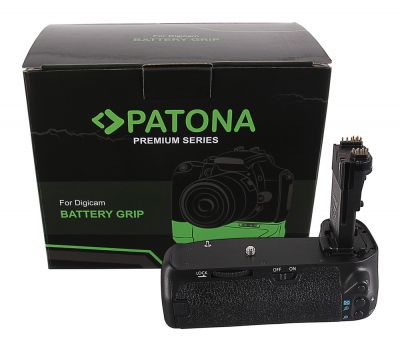 PATONA Premium Battery Grip для Canon EOS 70D 80D 90D BG-E14H для 2 батареек LP-E6 с ИК-пультом дистанционного управления — Patona