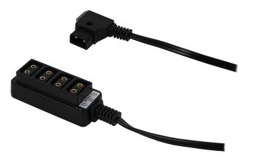 PATONA 4-Way D-TAP Adapter Splitter Distributor Hub 1 Male D-TAP to 4 Female D-TAP — Patona