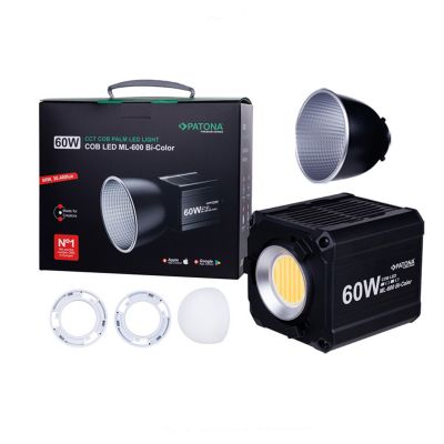 PATONA Premium LED Professional Photo Light Video Light LED 60W COB ML-600 ieskaitot pārnēsājamo somu — Patona