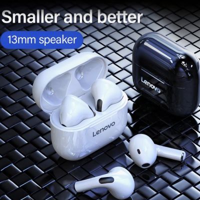 Hands-free bluetooth LENOVO LP40 (v5.0,touch control) white ― DELTAMOBILE