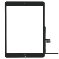 Touch panel and glass Apple iPAD (7th, 8th) 10.2" 2019,2020 (black) with button ― DELTAMOBILE