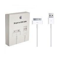 iPhone USB kabelis MA591G/A oriģinālais - 1m (iPhone 4,4S ; iPAD 2,3,4) ― DELTAMOBILE