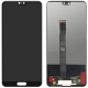 Huawei P20 LCD modulis (Skārienjūtīgais panelis + LCD) - melns 