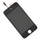Touch panel and glass+ LCD IPOD 4 touch (black)