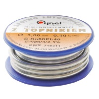 Solder wire LC60 (3mm/100g)  ― DELTAMOBILE