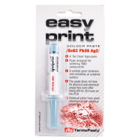 Lead-free solder paste. Ideal for BGA. Easy Print  (Sn62Pb36Ag2) 1,4ml ― DELTAMOBILE