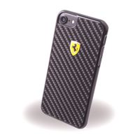 Case FERRARI BackCase Iphone 7 Black Carbon (FERCAHCP7BK) ― DELTAMOBILE