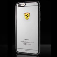 FERRARI BackCase Iphone 6 Black (FEHCP6LBK) ― DELTAMOBILE