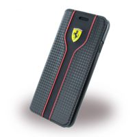 FERRARI BookCase Iphone 7 Black (FEST2FLBKP7BK) ― DELTAMOBILE