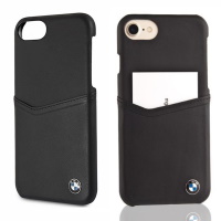 BMW BackCase Apple iPhone 8, 7 Black  (BMHCP7GLCSBK) ― DELTAMOBILE