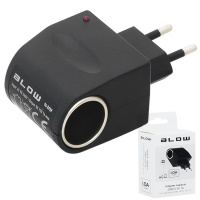 Power adapter 220V / 12V (1A) with cigarette lighter socket  ― DELTAMOBILE