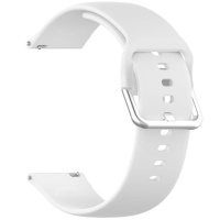 Xiaomi Amazfit BIP, GTS ,PACE Lite silicon strap (white)  ― DELTAMOBILE