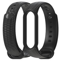 Xiaomi Mi Band 5 silicon strap (black) ― DELTAMOBILE